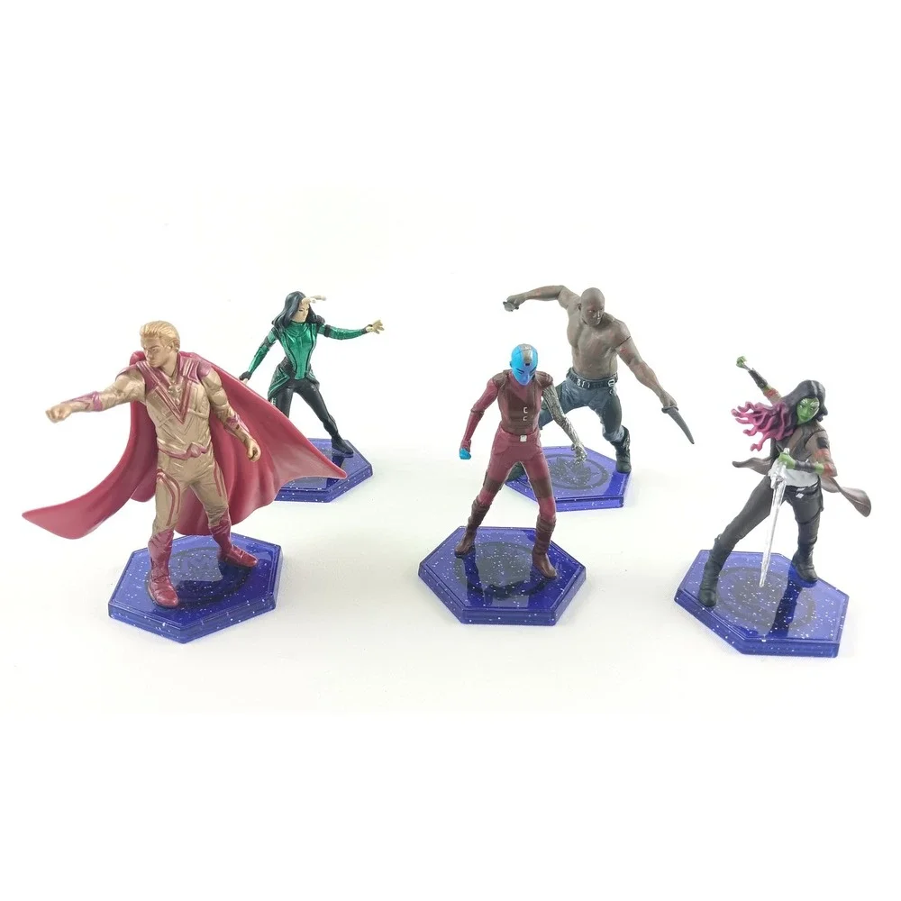 Marvel‎ Guardians of the Galaxy Action Figures Set of 5 with Bases
